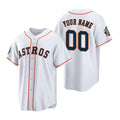 Custom Houston Astros ACTIVE PLAYER White MWATKINS 2022 World Series Home Stitched Jersey