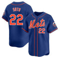 New York Mets #22 Juan Soto Royal MWATKINS 2024 Alternate Limited Stitched Jersey