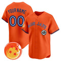 Custom Toronto Blue Jays x Dragon Ball Orange MWATKINS Vapor Premier Limited Jersey - All Stitched