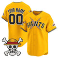 Custom San Francisco Giants x One Piece Gold MWATKINS Vapor Premier Limited Jersey - Stitched