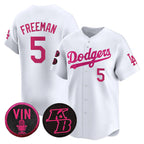 Los Angeles Dodgers #5 Freddie Freeman White MWATKINS 2026 Mother¡¯s Day Vapor Premier Limited Stitched Jersey