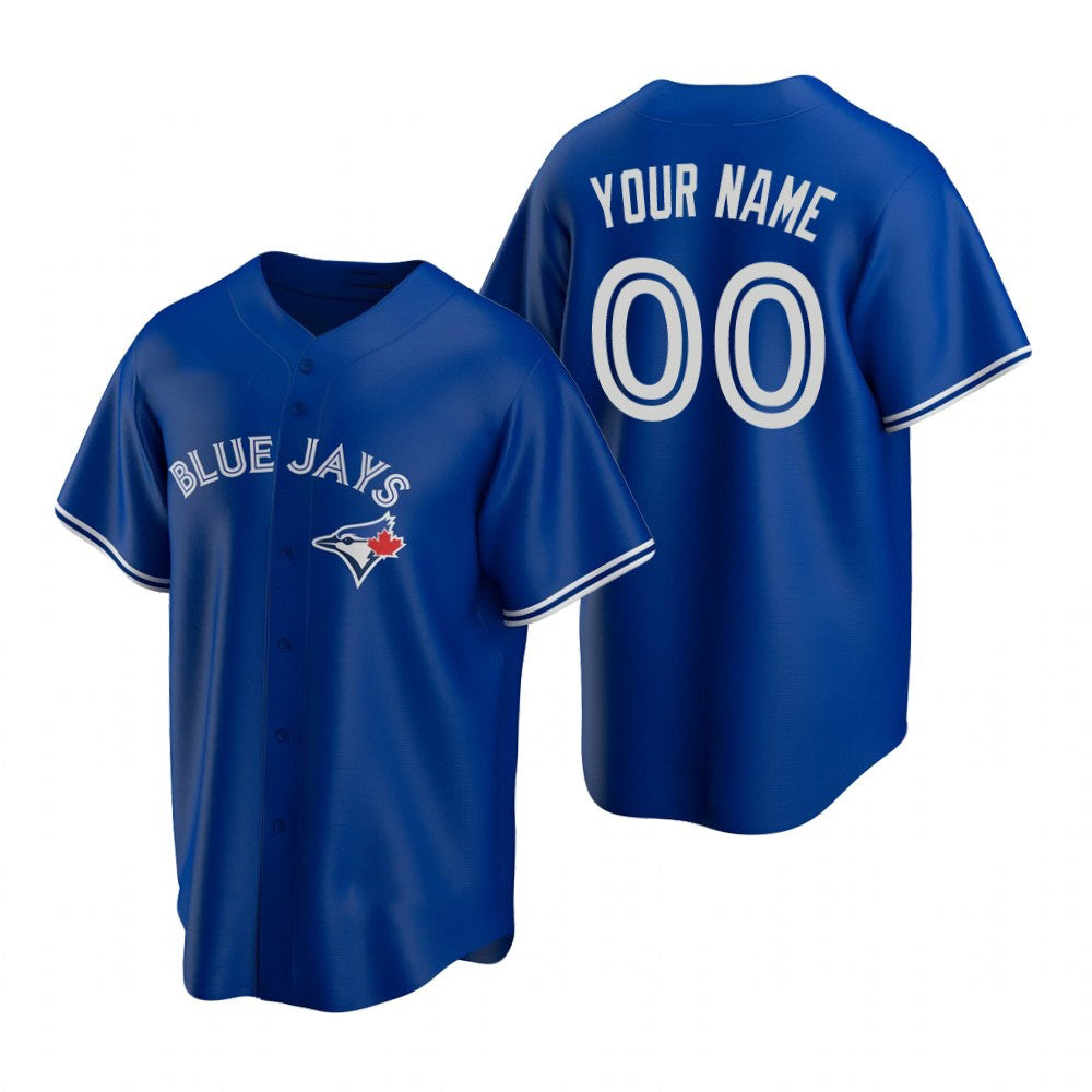 Custom Toronto Blue Jays Royal MWATKINS Stitched Cool Base Jersey
