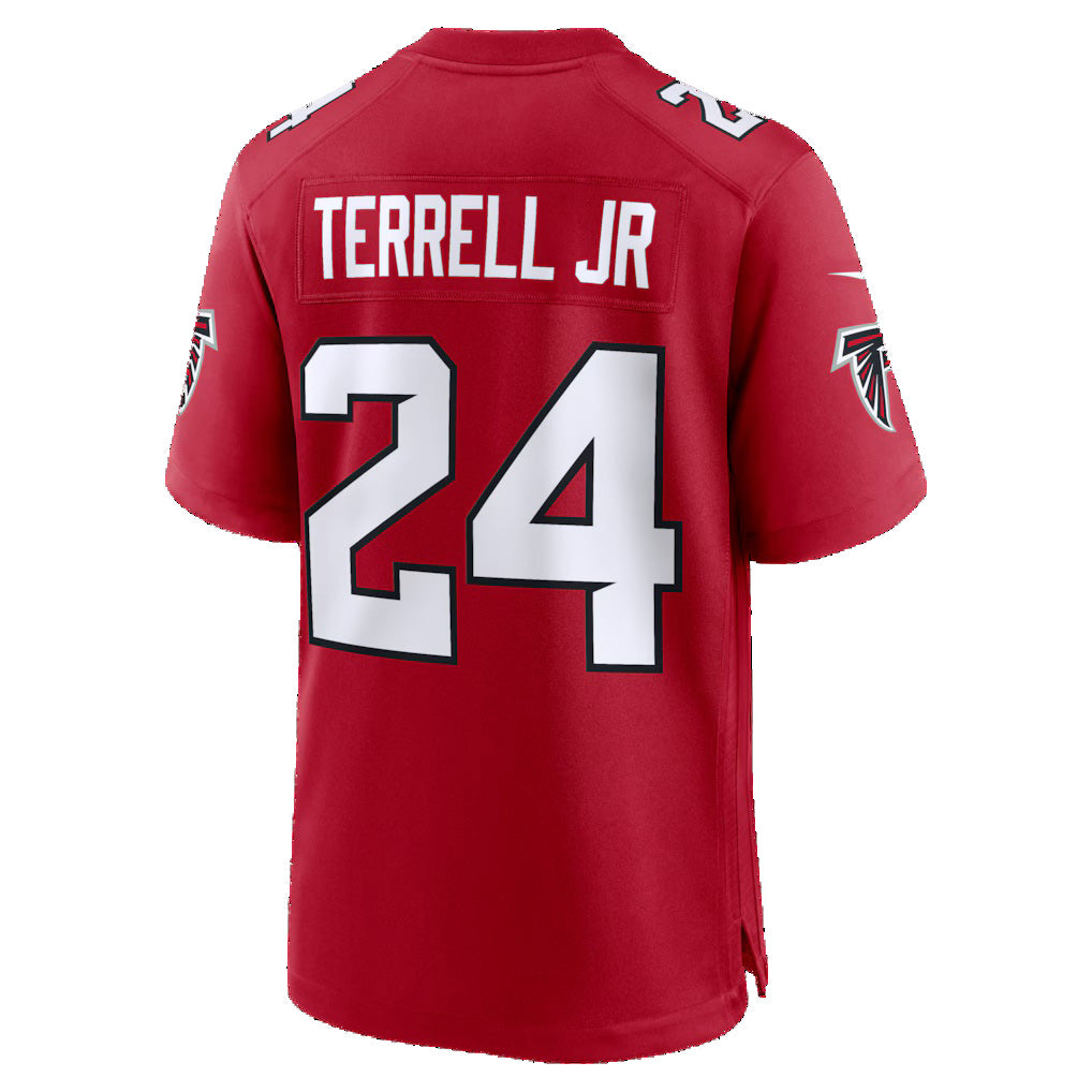 A.Falcons #24 A.J. Terrell Red MWATKINS Game Jersey