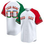 Custom Boston Red Sox Mexico White MWATKINS Vapor Premier Limited Jersey ¨C Aiternate