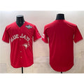 Toronto Blue Jays Blank Red MWATKINS 2025 World Series Home Cool Base Stitched Jersey