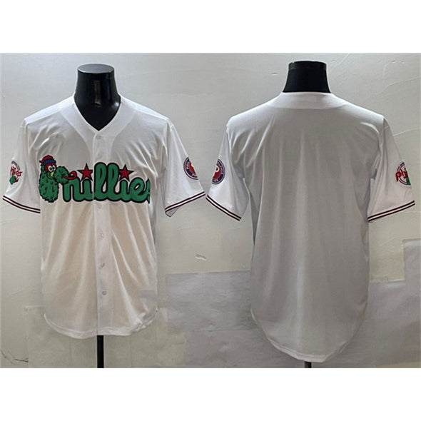 Philadelphia Phillies Blank White MWATKINS Phanatic Limited Stitched Jersey 2