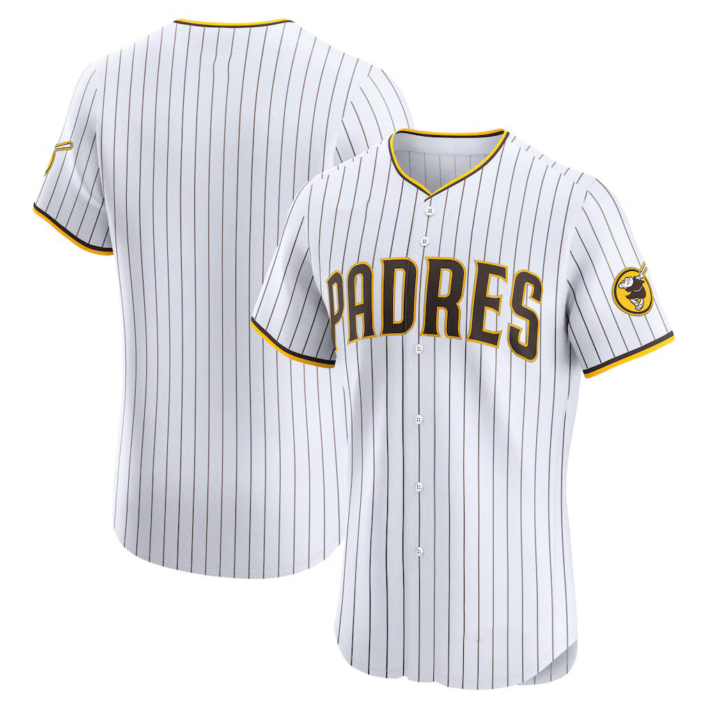 San Diego Padres White MWATKINS Home Elite Jersey
