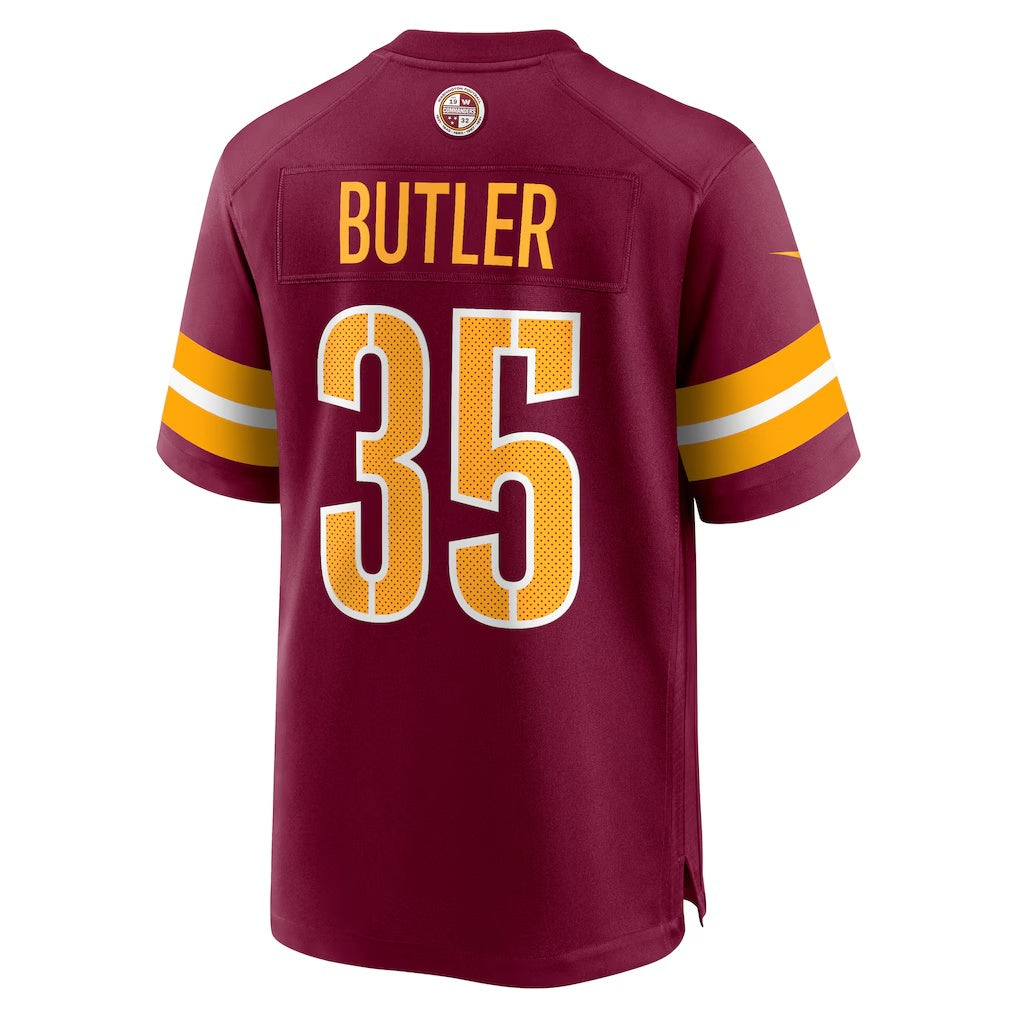 W.Commanders #35 Percy Butler Burgundy MWATKINS Player Game Jersey
