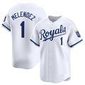 Kansas City Royals #1 MJ Melendez White MWATKINS 2024 Home Limited Stitched Jersey
