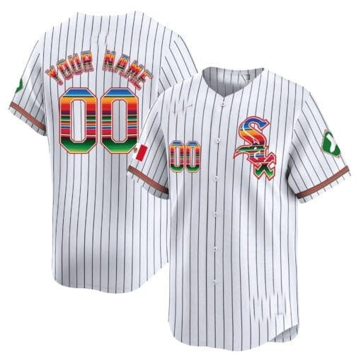 Custom Chicago White Sox Mexico Vapor Premier Limited Jersey V2- White 2 MWATKINS