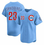 Chicago Cubs #23 Ryne Sandberg Blue MWATKINS 2024-25 2nd Alternate Limited Stitched Jersey