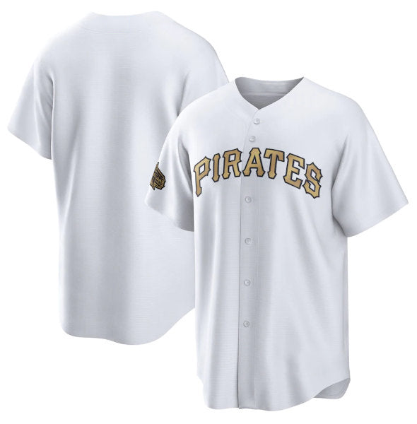 Pittsburgh Pirates Blank White MWATKINS 2022 All-Star Cool Base Stitched Jersey