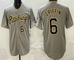 Pittsburgh Pirates #6 Konnor Griffin Grey MWATKINS Limited Jersey