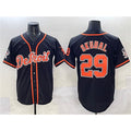 Detroit Tigers #29 Tarik Skubal Black MWATKINS With Patch Cool Base Stitched Jersey