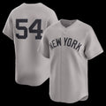 New York Yankees #54 Max Fried Gray MWATKINS Road Limited Player Jersey 2