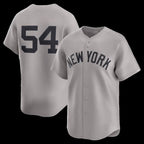 New York Yankees #54 Max Fried Gray MWATKINS Road Limited Player Jersey 2
