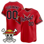 Custom Detroit Tigers x One Piece Red MWATKINS Vapor Premier Limited Jersey - Stitched