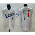 Los Angeles Dodgers #17 Shohei Ohtani Mexico White MWATKINS Cool Base Stitched Jerseys