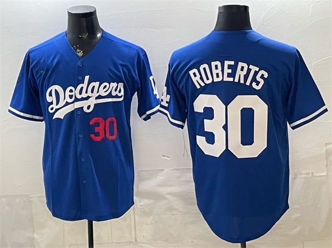 Los Angeles Dodgers #30 Dave Roberts Royal MWATKINS 2026 Limited Stitched Jersey
