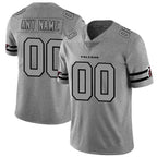 Custom A.Falcons 2019 Gray Gridiron Gray MWATKINS Vapor Untouchable Limited Jersey