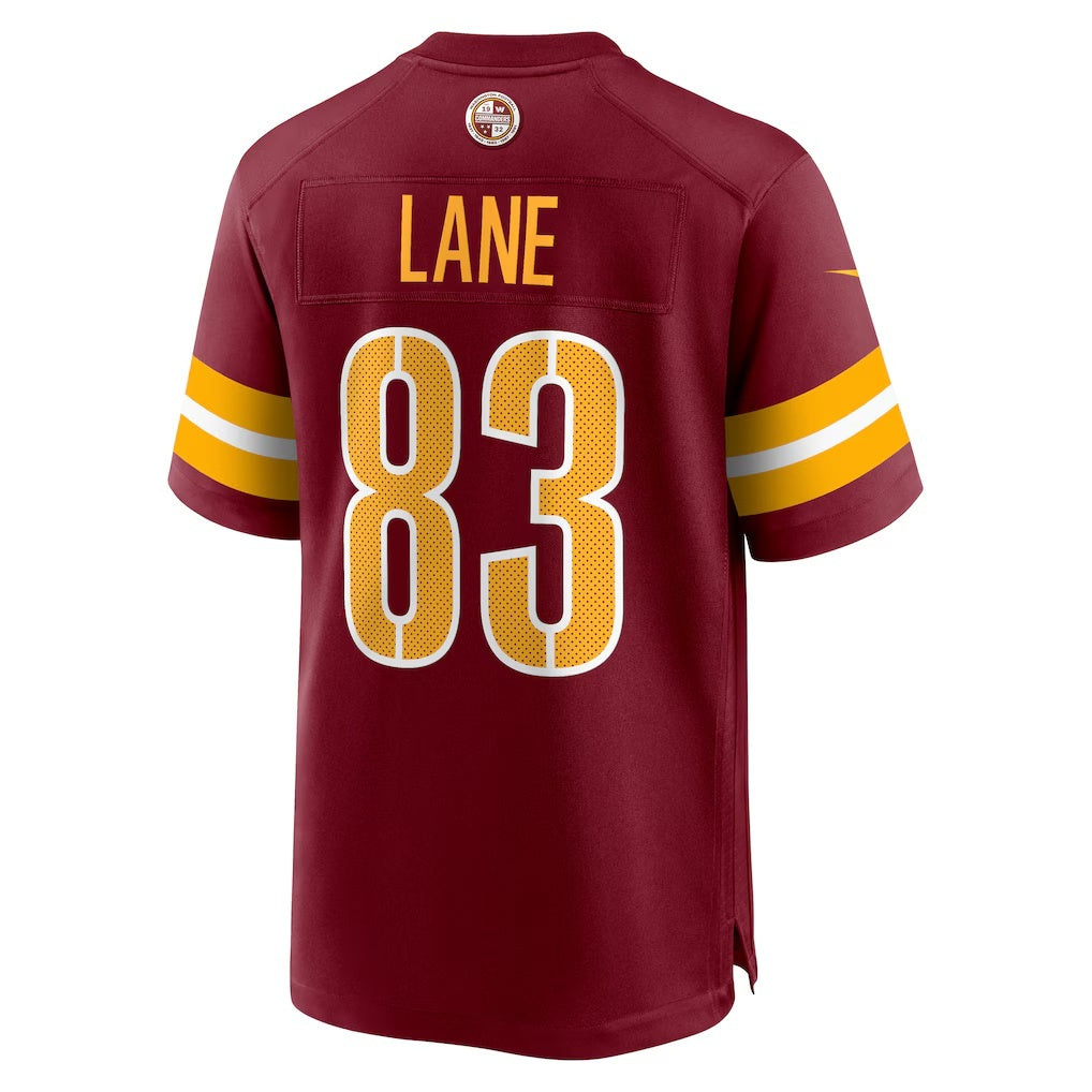 W.Commanders #83 Jaylin Lane Burgundy MWATKINS Team Game Jersey