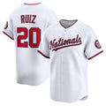 Washington Nationals #20 Keibert Ruiz White MWATKINS Home Limited Player Jersey