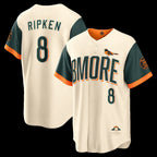 Baltimore Orioles #8 Cal Ripken Jr. Natural MWATKINS 2026 City Connect Stadium Jersey