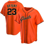 San Francisco Giants #23 Kris Bryant Orange MWATKINS Cool Base Jersey
