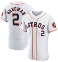 Houston Astros #2 Alex Bregman White MWATKINS 2022 World Series Flex Base Stitched Jersey
