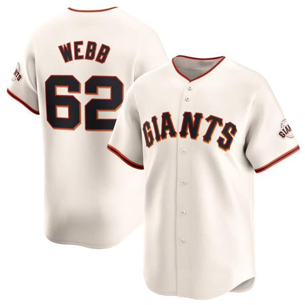 San Francisco Giants #62 Logan Webb Cream MWATKINS Cool Base Stitched Jersey