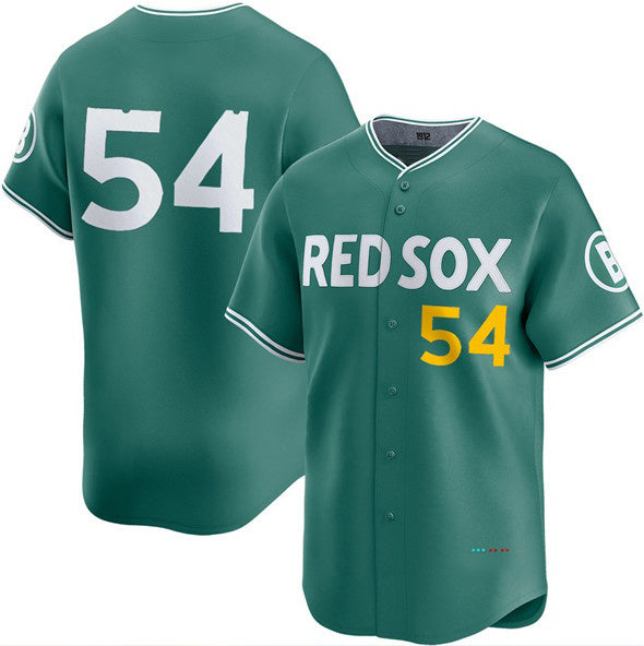 Boston Red Sox #54 Lucas Giolito Green MWATKINS 2025 City Connect Limited Stitched jersey
