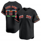 Custom Boston Red Sox Mexico Vapor Premier Limited Jersey ¨C Black MWATKINS