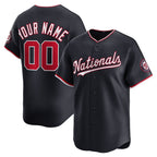 Custom Washington Nationals Navy MWATKINS Alternate Limited Jersey
