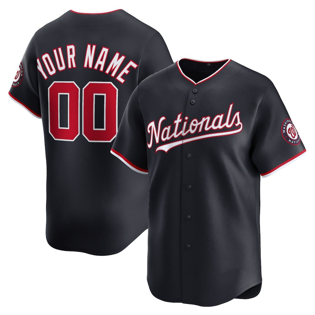Custom Washington Nationals Navy MWATKINS Alternate Limited Jersey