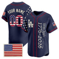 Custom Los Angeles Angels  America 250 Edition Vapor Premier Limited Navy MWATKINS Stitched Jerseys
