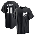 New York Yankees #11 Anthony Volpe Black MWATKINS Fashion Replica Player Jersey