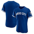 Kansas City Royals Blank Blue MWATKINS Flex Base Stitched Jersey