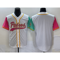 San Diego Padres Blank White MWATKINS NEW 2023 City Connect Cool Base Stitched Jersey