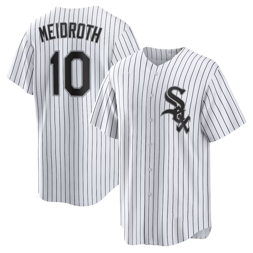 Chicago White Sox #10 Chase Meidroth White MWATKINS Home Replica Jersey