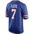 B.Bills #7 Doug Flutie Royal MWATKINS Game Retired Player Jersey