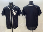 New York Yankees Blank 2026 Fashion Replica Black MWATKINS Out Stitched Jersey