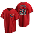 Minnesota Twins #26 Max Kepler Red MWATKINS Cool Base Stitched Jersey