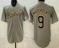 Pittsburgh Pirates #9 Bill Mazeroski Grey MWATKINS Limited Jersey