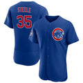 Chicago Cubs #35 Justin Steele Royal MWATKINS Alternate FlexBase Player Jersey