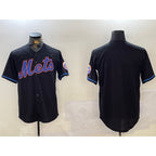 New York Mets Team Big Logo Graphite MWATKINS 2024 City Connect Limited Stitched Jersey