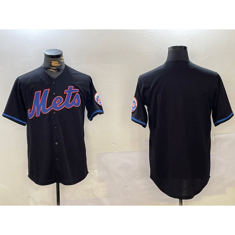 New York Mets Team Big Logo Graphite MWATKINS 2024 City Connect Limited Stitched Jersey