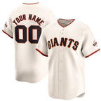 Custom San Francisco Giants Active Player Cream MWATKINS Home Limited Stitched Jersey