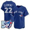 Toronto Blue Jays #22 Vladimir Guerrero Jr. Royal MWATKINS 50th Anniversary Alternate Limited Jersey
