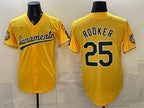 Oakland Athletics #25 Brent Rooker 2026 Yellow MWATKINS Alternate Sacramento Celebrating 125 Years Vapor Limited Stitched Jersey