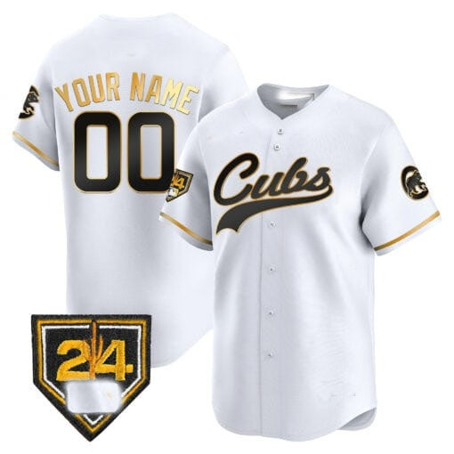 Custom Chicago Cubs 2024 Spring Training Patch Vapor Premier Limited Jersey ¨C White MWATKINS